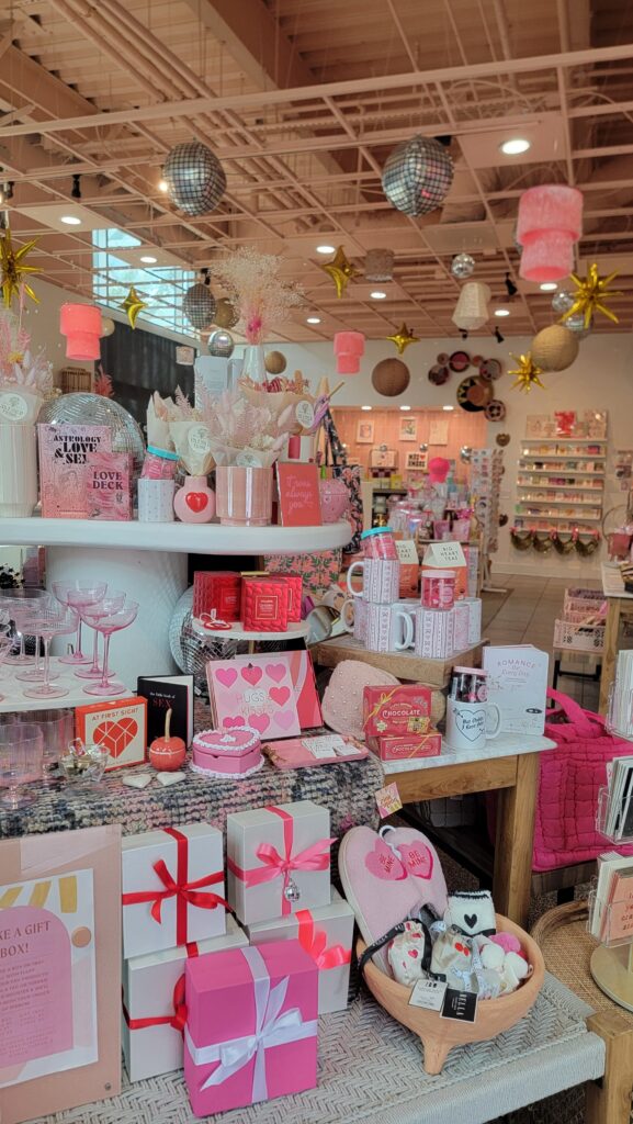 Pink Moon gift box display.